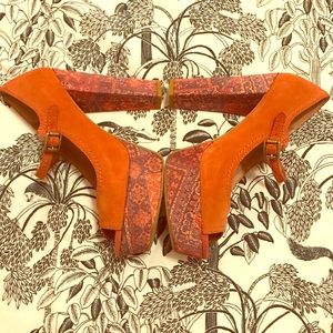 COPY - Lucky Brand Neece Platform Mary Jane Suede Heels